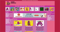 Desktop Screenshot of barney-games.com